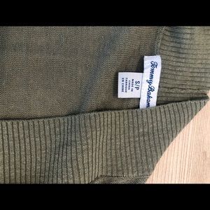 Green Tommy Bahama Linen Sweater